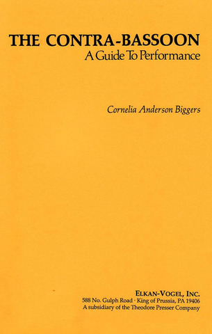 Cornelia Biggers: The Contra-Bassoon