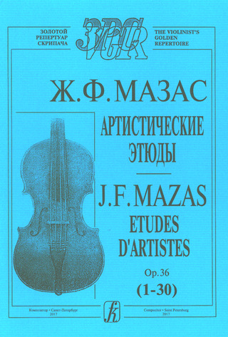 Jacques Féréol Mazas - Etudes D'Artistes Op 36