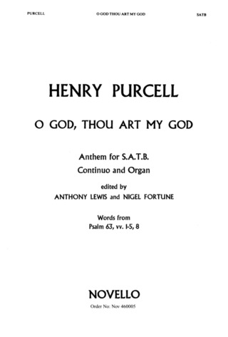 Henry Purcell - O God thou art my God