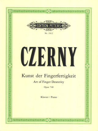 Carl Czerny: Die Kunst der Fingerfertigkeit op. 740 (699)