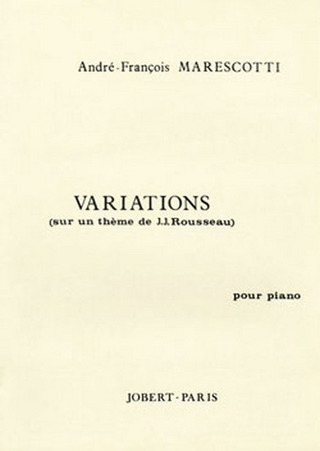 André-François Marescotti - Variations