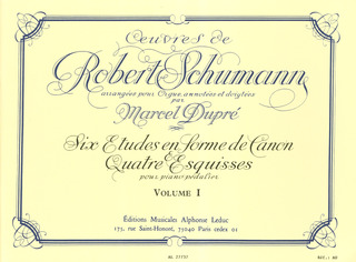 Robert Schumann: Œuvres complètes pour Orgue 1