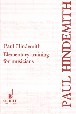Paul Hindemith - Elementary training for musicians