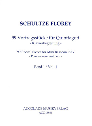 Andreas Schultze-Florey - 99 Vortragsstücke für Quintfagott 1