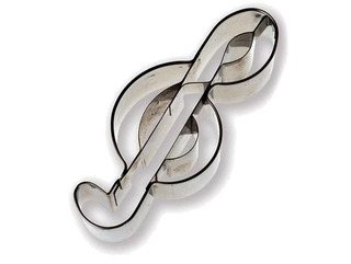 Cookie Cutter Treble Clef