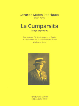 Gerardo Matos Rodríguez y otros. - La Cumparsita für Kontrabass und Klavier