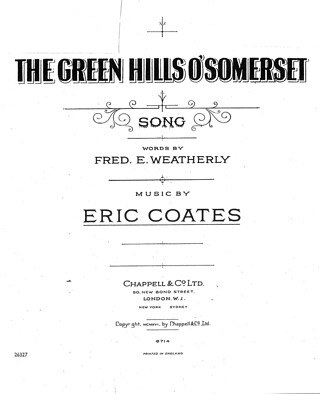Eric Coates - The Green Hills O'Somerset