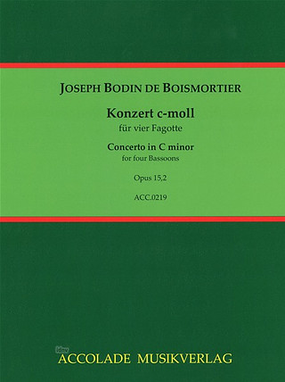Joseph Bodin de Boismortier - Konzert c-Moll op. 15/2