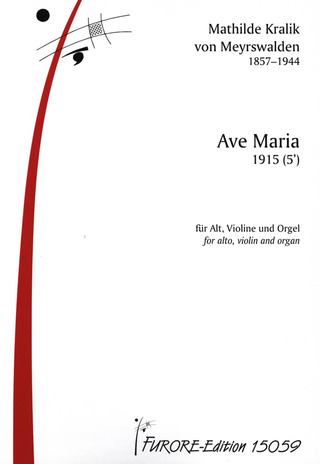 Mathilde Kralik von Meyrswalden: Ave Maria