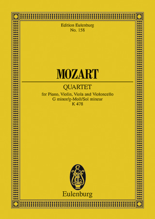 Wolfgang Amadeus Mozart - Klavierquartett g-Moll