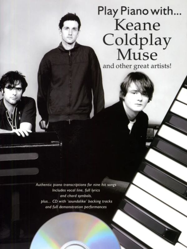 Keane + Coldplay + Muse And Other Great Artists - Play Piano With Keane Colplay Muse Etc Bk/Cd