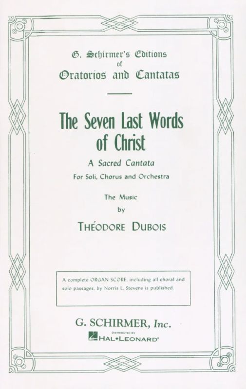 Théodore Dubois - Seven Last Words of Christ