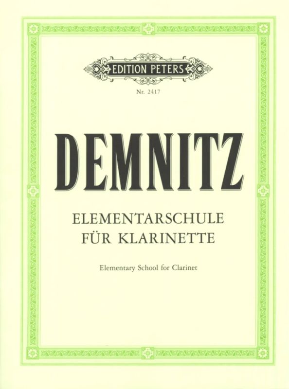 Friedrich Demnitz - Elementarschule für Klarinette