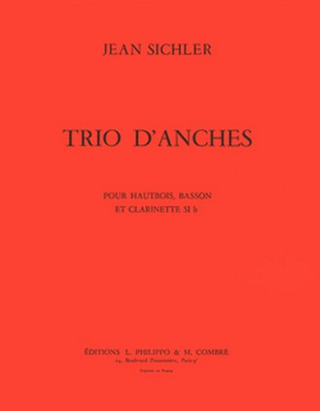Jean Sichler - Trio d'anches