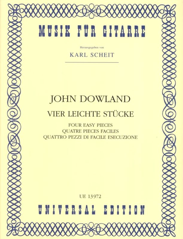 John Dowland - 4 Easy Pieces