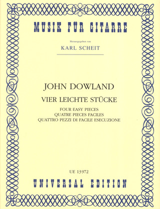 John Dowland - 4 leichte Stücke