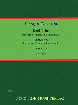 François Devienne - Drei Trios op. 17/4–6