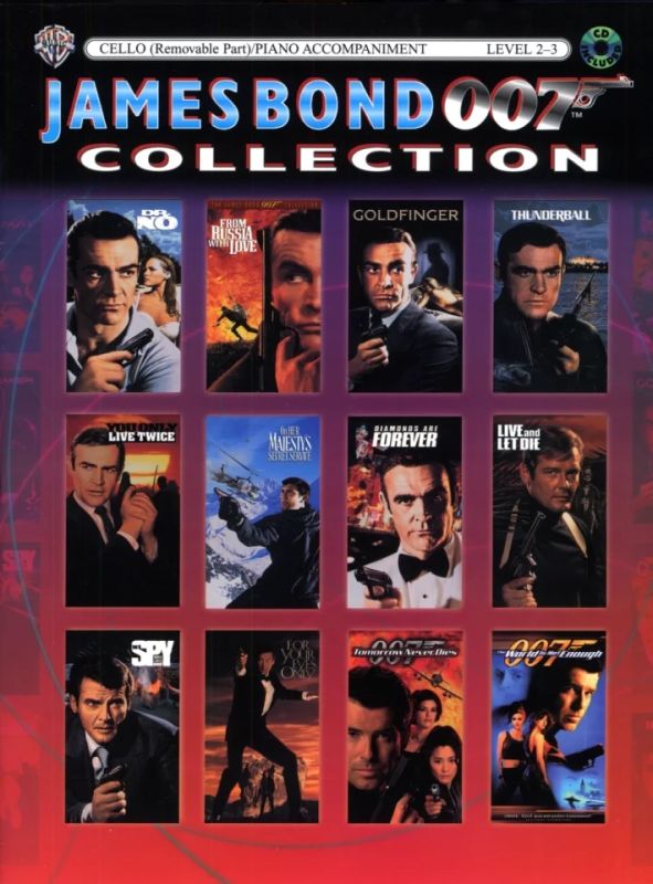 James Bond Collection For Cello Bk/Cd