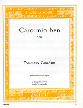 Tommaso Giordani - Caro mio ben (Trauungsgesang)