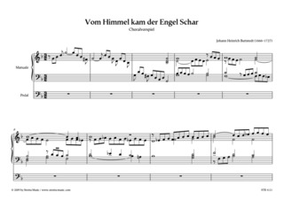 Johann Heinrich Buttstedt - Vom Himmel kam der Engel Schar