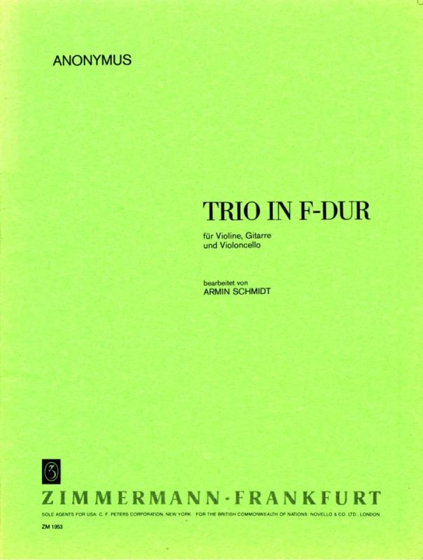 Anonymus - Trio F-Dur (Anonymus) (0)