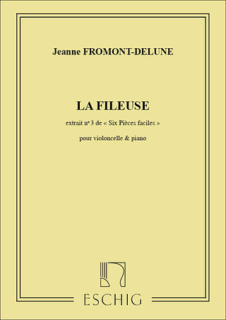 Jeanne Fromont-Delune - La Fileuse