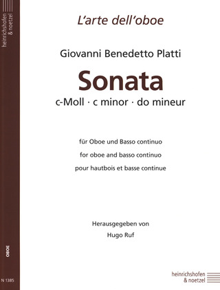 Giovanni Benedetto Platti - Sonata für Oboe und Basso continuo c-moll