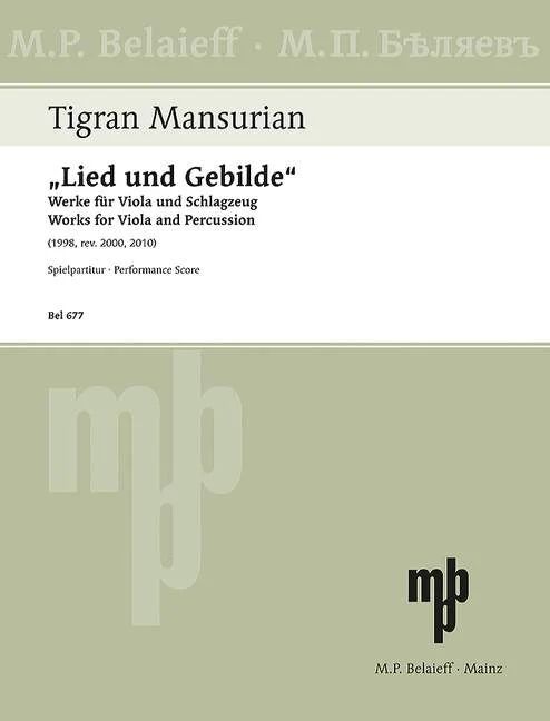 Tigran Mansurjan - "Lied und Gebilde"