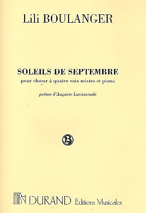 Lili Boulanger - Soleils De Septembre