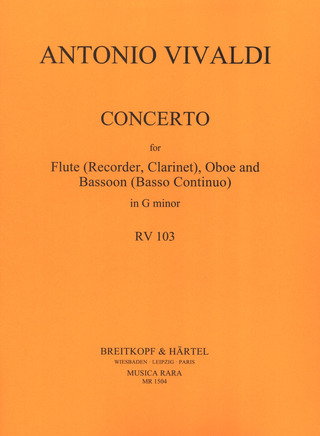 Antonio Vivaldi: Konzert g-Moll RV 103