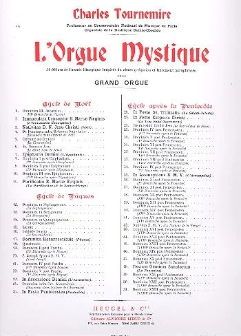 Charles Tournemire - L'Orgue mystique Vol.44