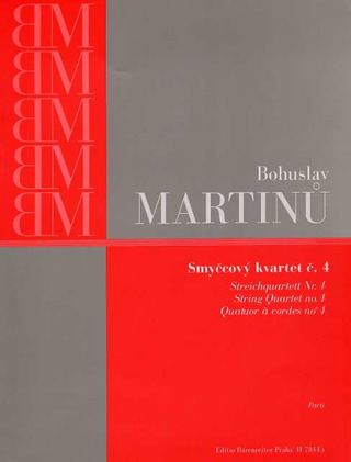 Bohuslav Martinů y otros. - Streichquartett Nr. 4