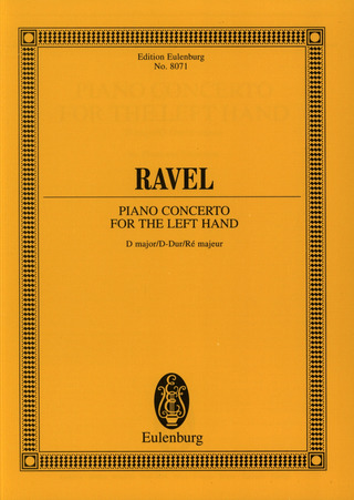 Maurice Ravel: Klavierkonzert für die linke Hand D-Dur