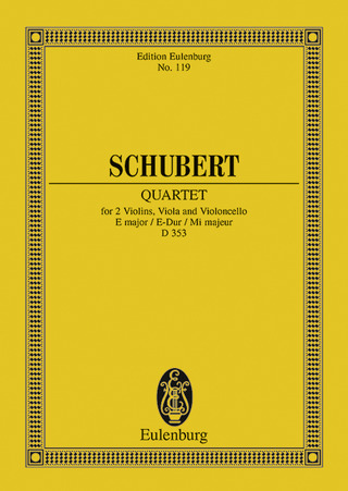 Franz Schubert - Streichquartett E-Dur