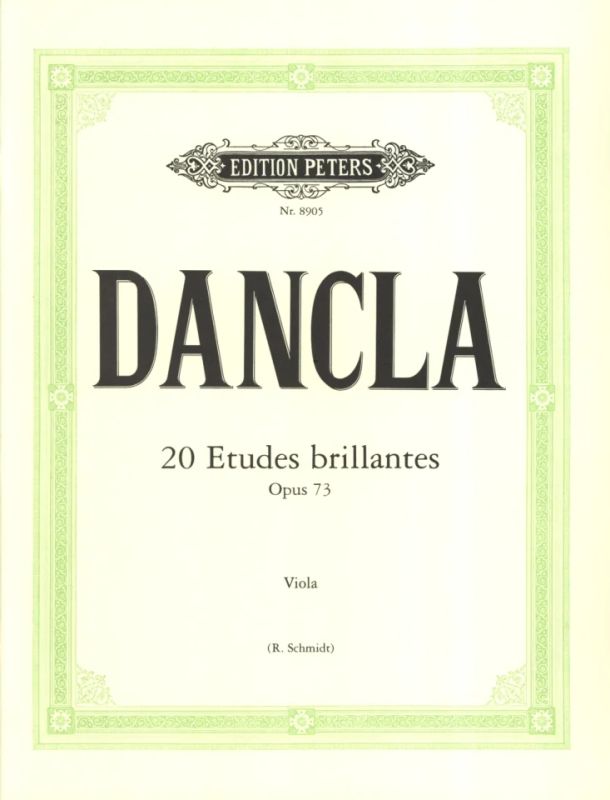 Charles Dancla - 20 Etudes brillantes op. 73