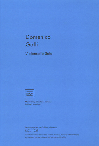 Domenico Galli - 12 Sonaten