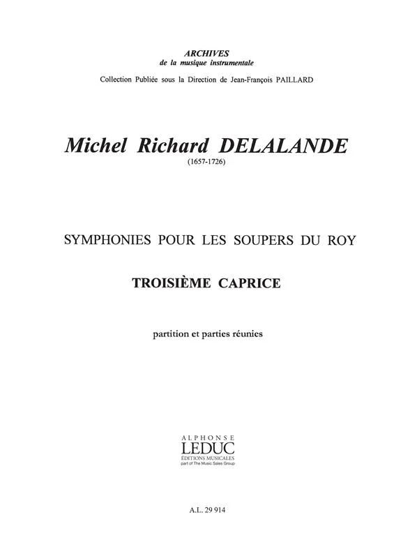 Michel-Richard Delalande - Michel Richard Delalande: Caprice No.3