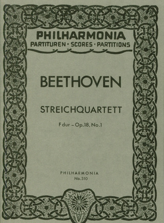 Ludwig van Beethoven - Streichquartett F-Dur op. 18/1