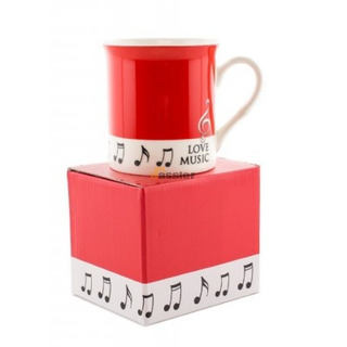 Colour Block Mug - Red