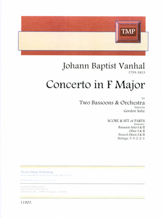 Johann Baptist Vanhal - Konzert F-Dur