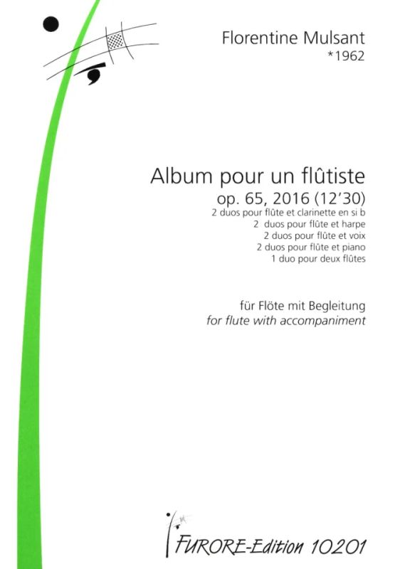 Florentine Mulsant - Album pour un flûtiste op. 65