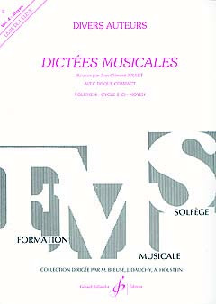 Jean-Clément Jollet - DICTÉES MUSICALES - Volume 4 - Élève