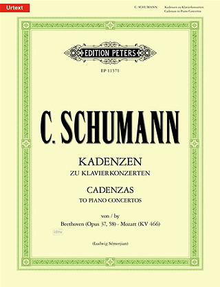 Clara Schumann - Kadenzen zu Klavierkonzerten