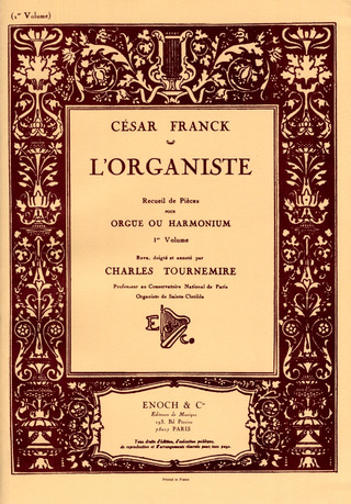 César Franck - L'organiste vol.1 : pour orgue
