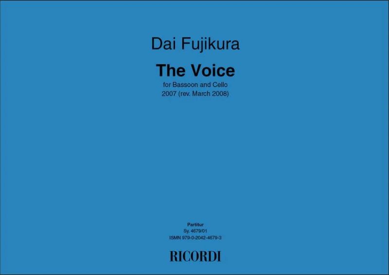Dai Fujikura - The voice