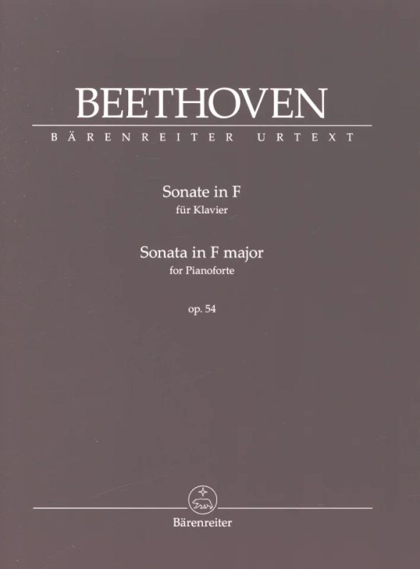 Ludwig van Beethoven - Sonata in F major op. 54
