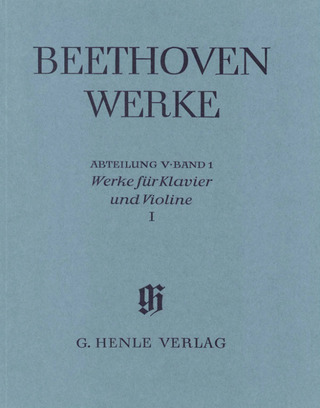 Ludwig van Beethoven - Works for Piano and Violin I