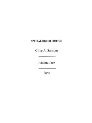 Clive Sansom - Jubilate Jazz Instrumental
