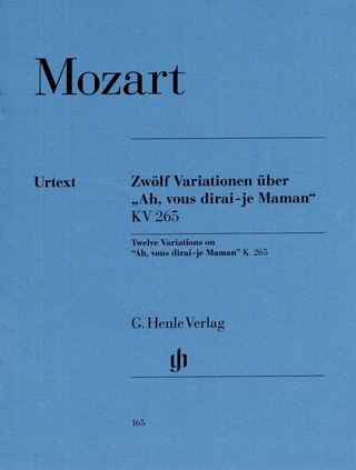 Wolfgang Amadeus Mozart - 12 Variations sur "Ah, vous dirai-je Maman" K. 265