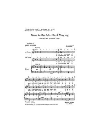 Thomas Morley - Now is the month of maying